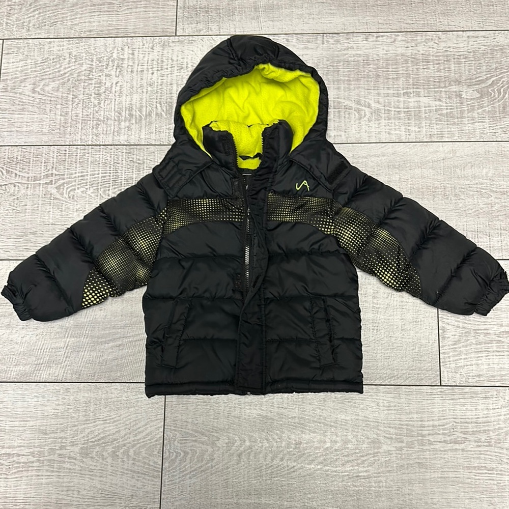 Vertical 9 Boys Black Insulated Puffer Jacket Winter Coat